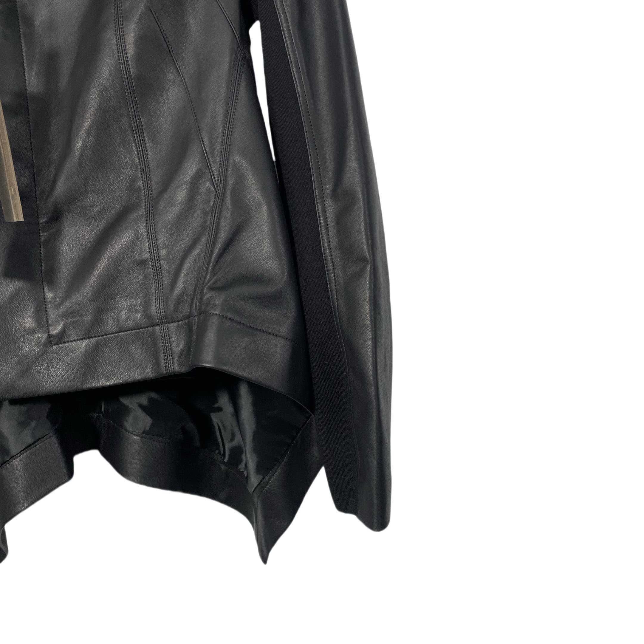 Rick Owens SS25 Hollywood Naska Biker In Black - DesignerGu