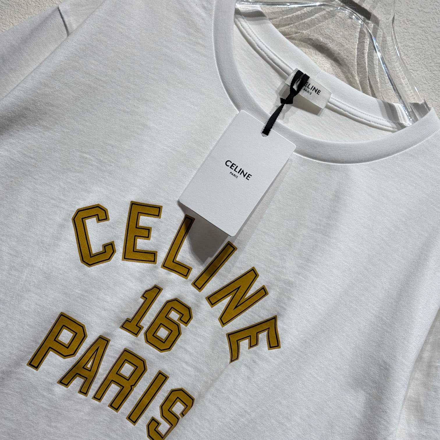 Celine Loose Celine 16 t-shirt In Cotton Jersey - DesignerGu