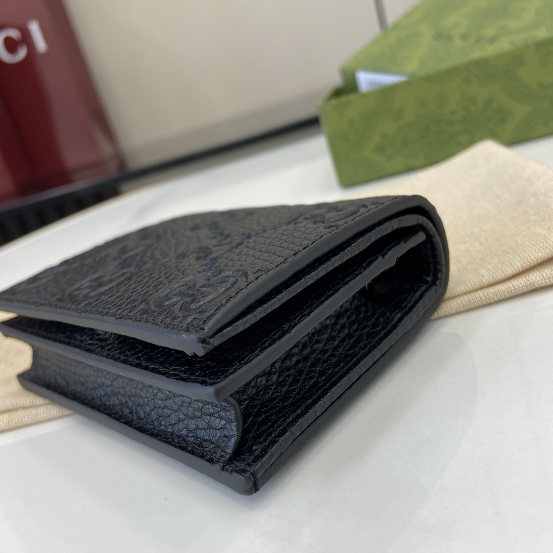 Gucci GG Emblem Mini Wallet - DesignerGu