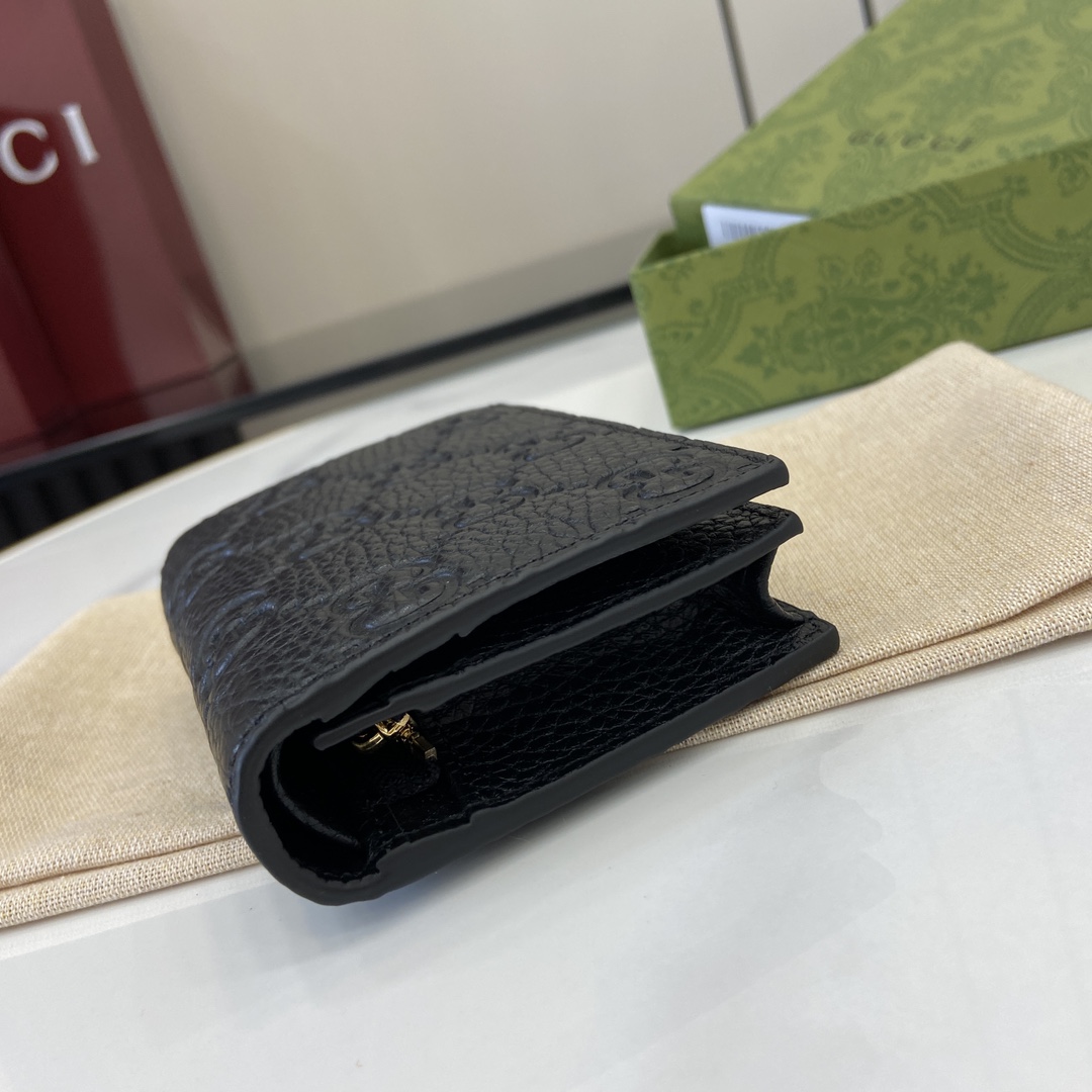 Gucci GG Emblem Mini Wallet - DesignerGu