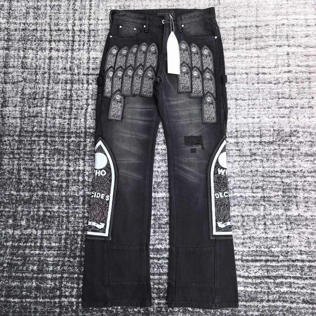 Who Decides War Techno Denim Jeans   HM689 - DesignerGu