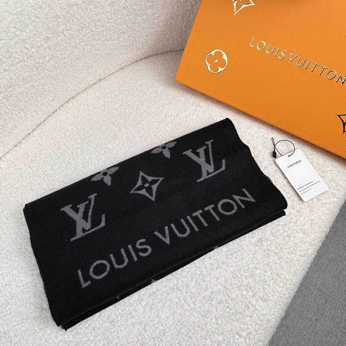 Louis Vuitton All About Monogram Scarf  M79225 - DesignerGu