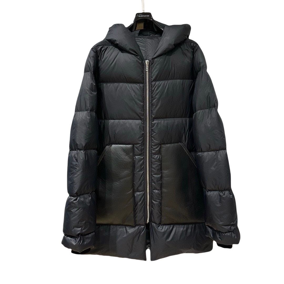 Rick Owens Hooded Duvet Jacket  - DesignerGu