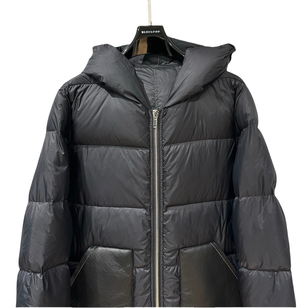 Rick Owens Hooded Duvet Jacket  - DesignerGu