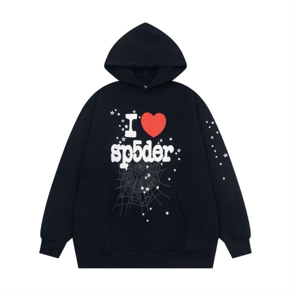 Sp5der I Heart SP5 Hoodie - DesignerGu