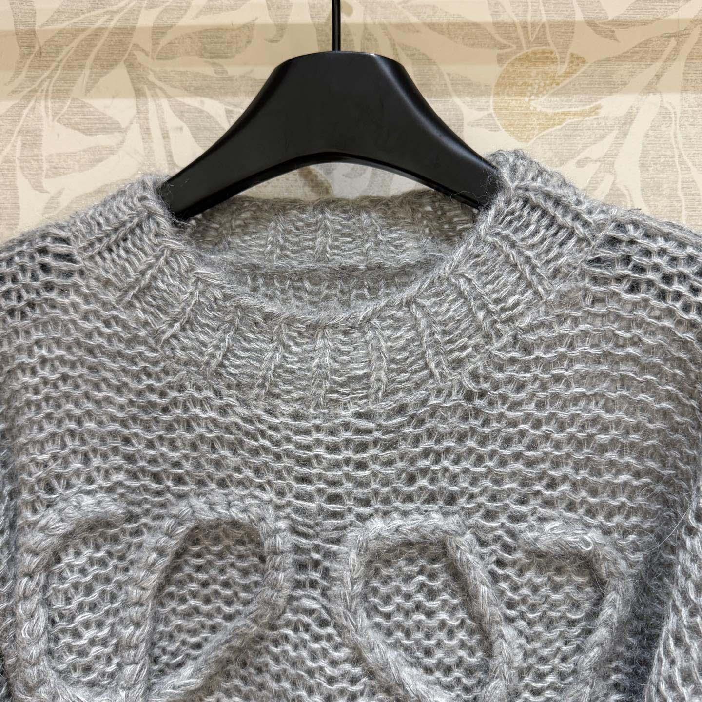 Loewe Anagram Sweater In Mohair - DesignerGu