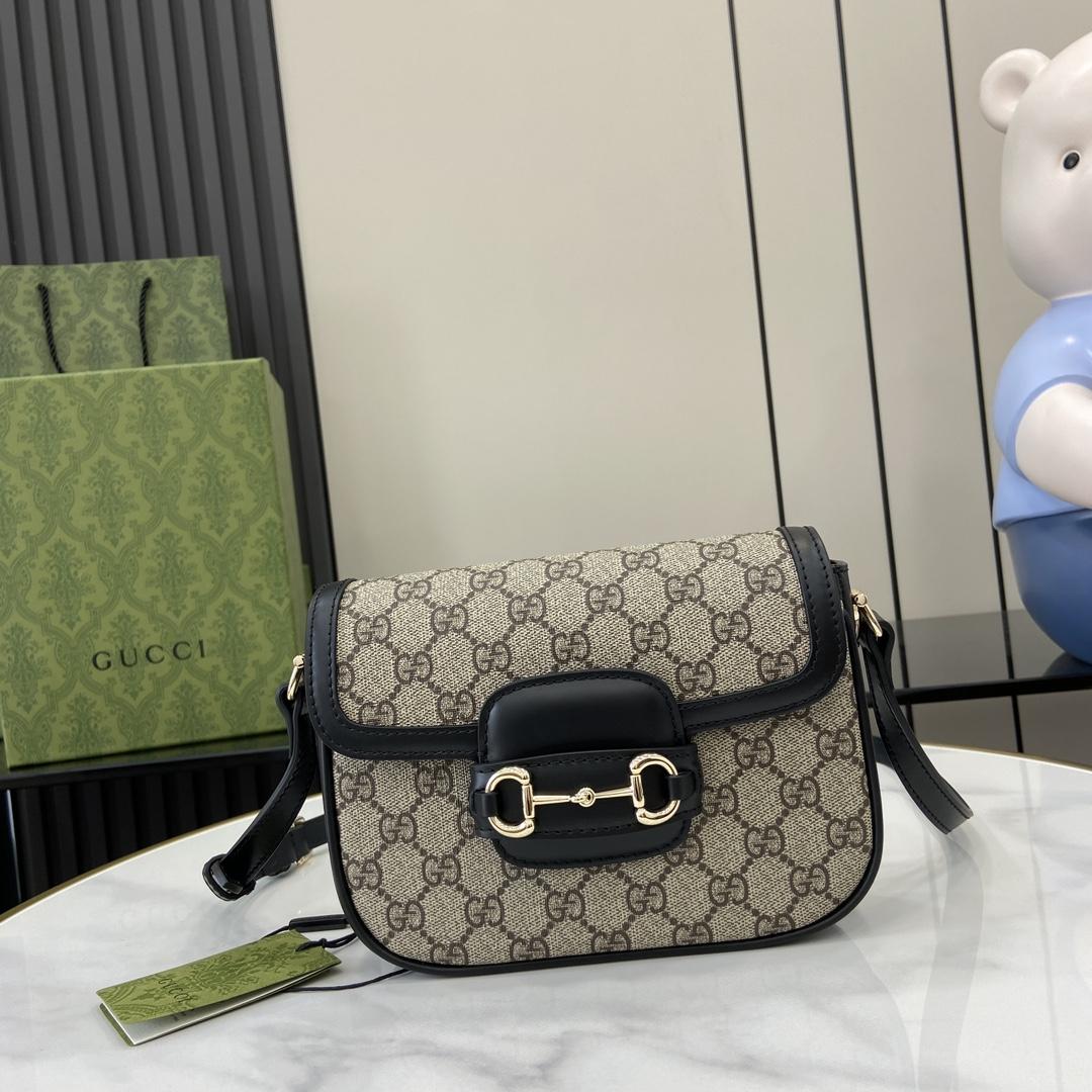 Gucci Horsebit 1955 Soft Mini Shoulder Bag - DesignerGu