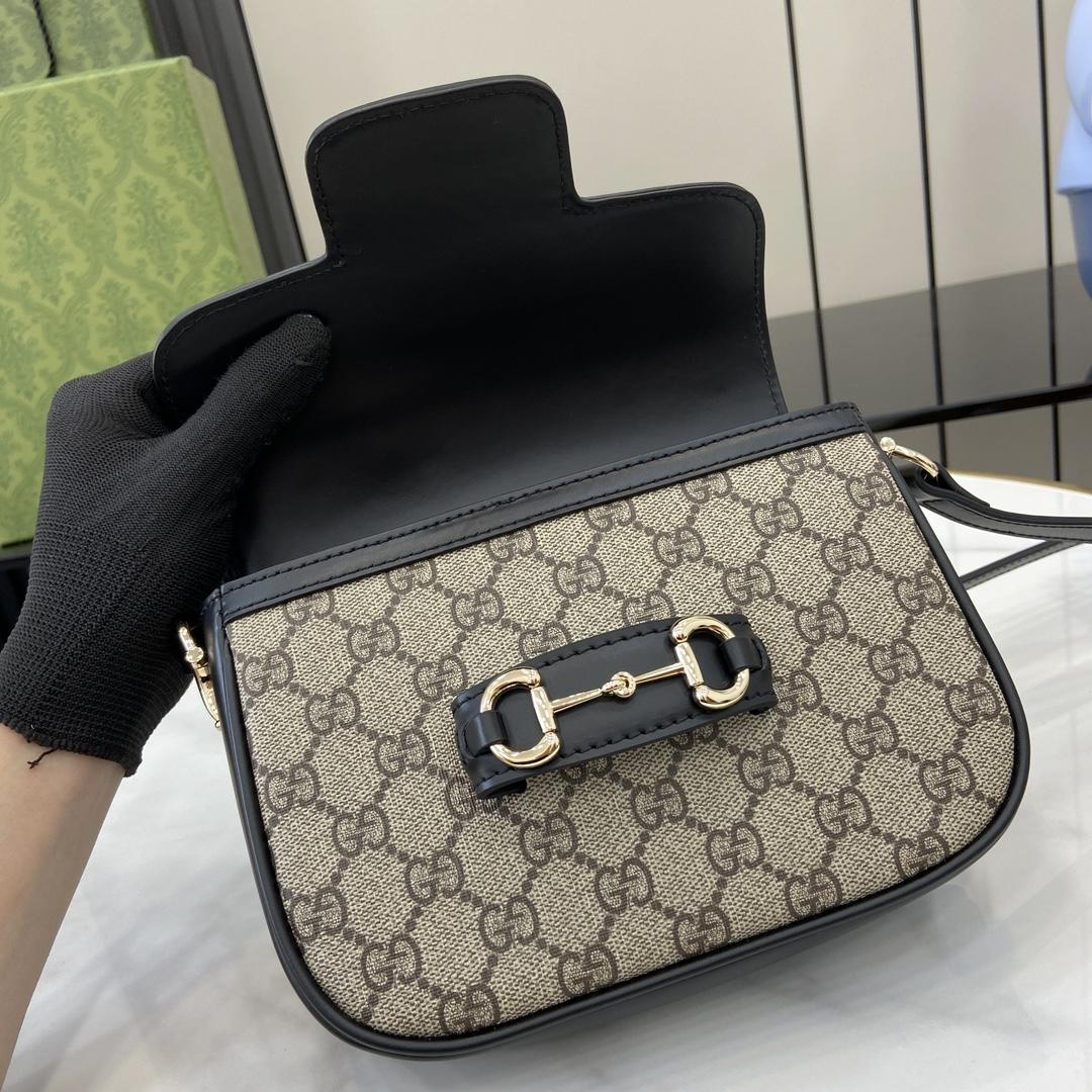 Gucci Horsebit 1955 Soft Mini Shoulder Bag - DesignerGu