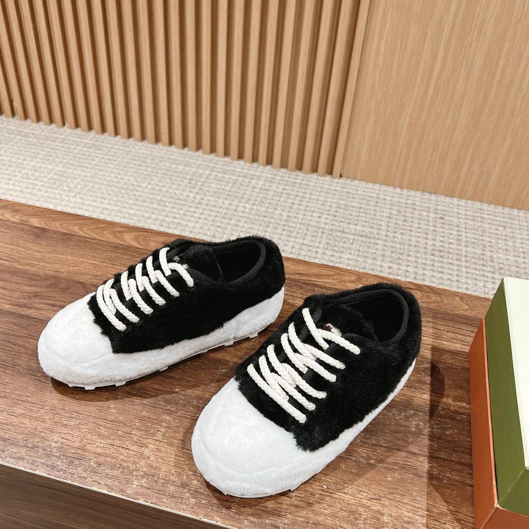 Marni Black Teddy Tennis Sneaker - DesignerGu