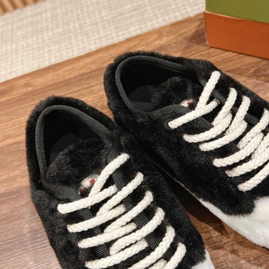 Marni Black Teddy Tennis Sneaker - DesignerGu