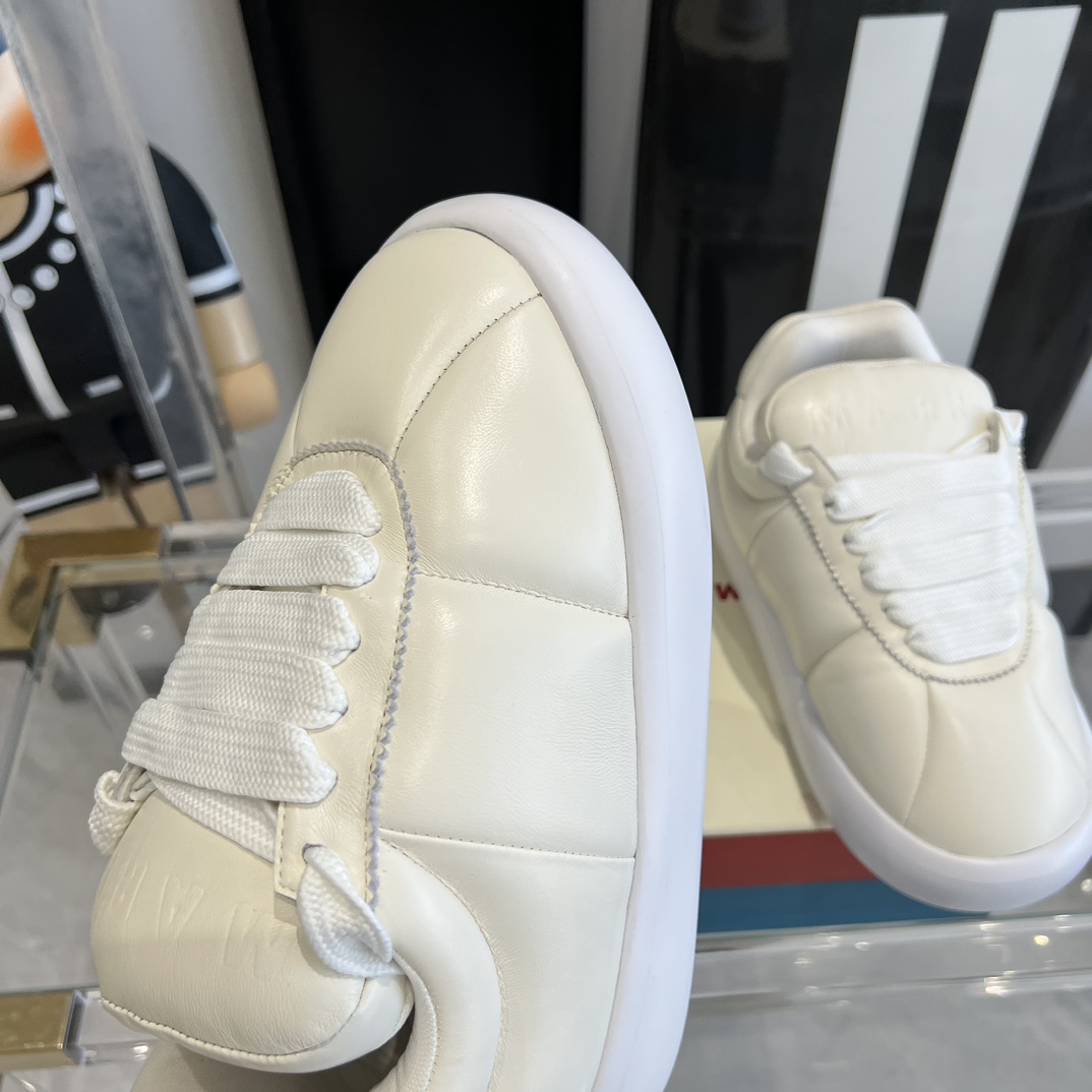 Marni White Leather Bigfoot 2.0 Sneaker - DesignerGu