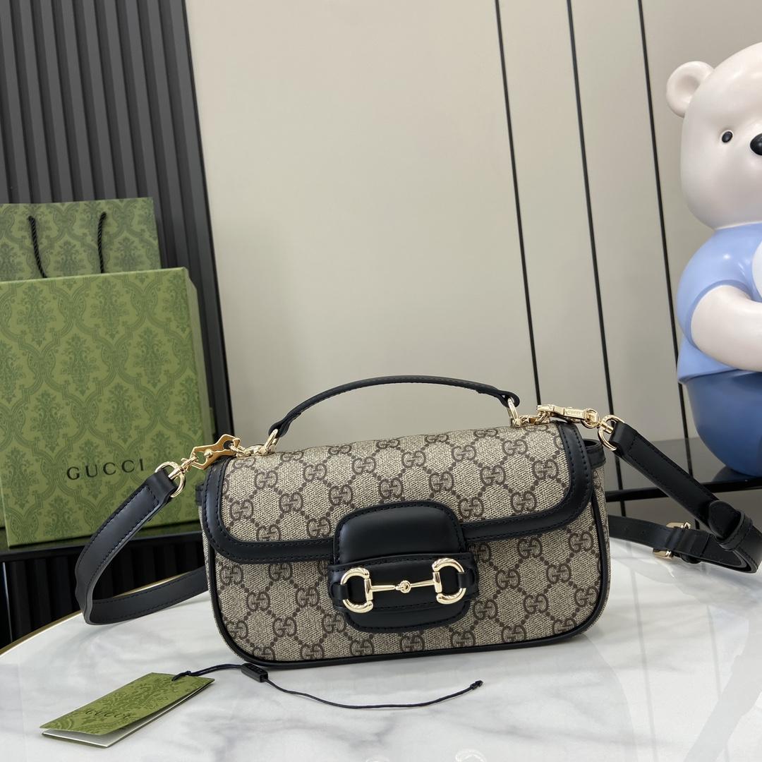 Gucci Horsebit 1955 Soft Small Top Handle Bag  - DesignerGu