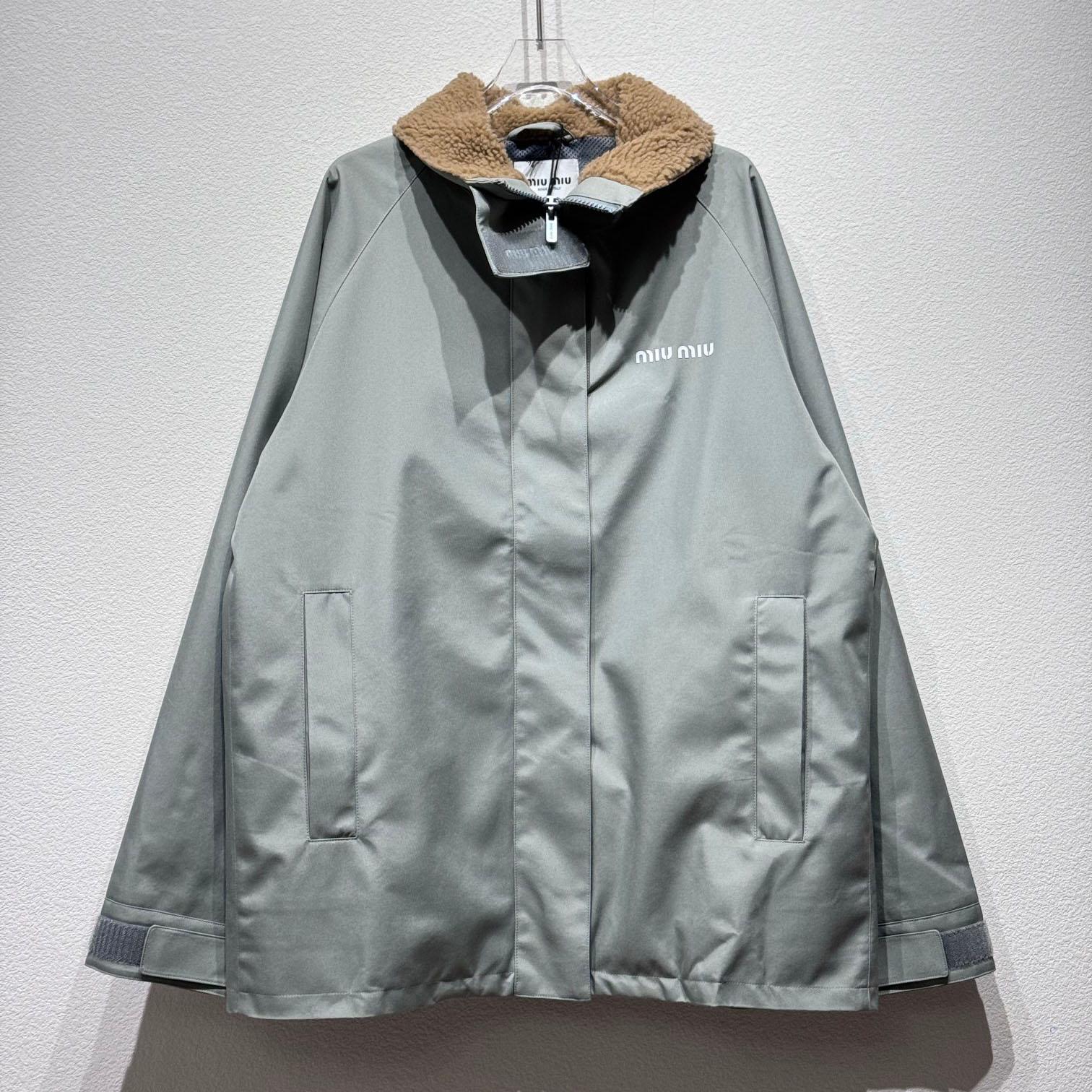 Miu Miu Cordura Blouson Jacket - DesignerGu