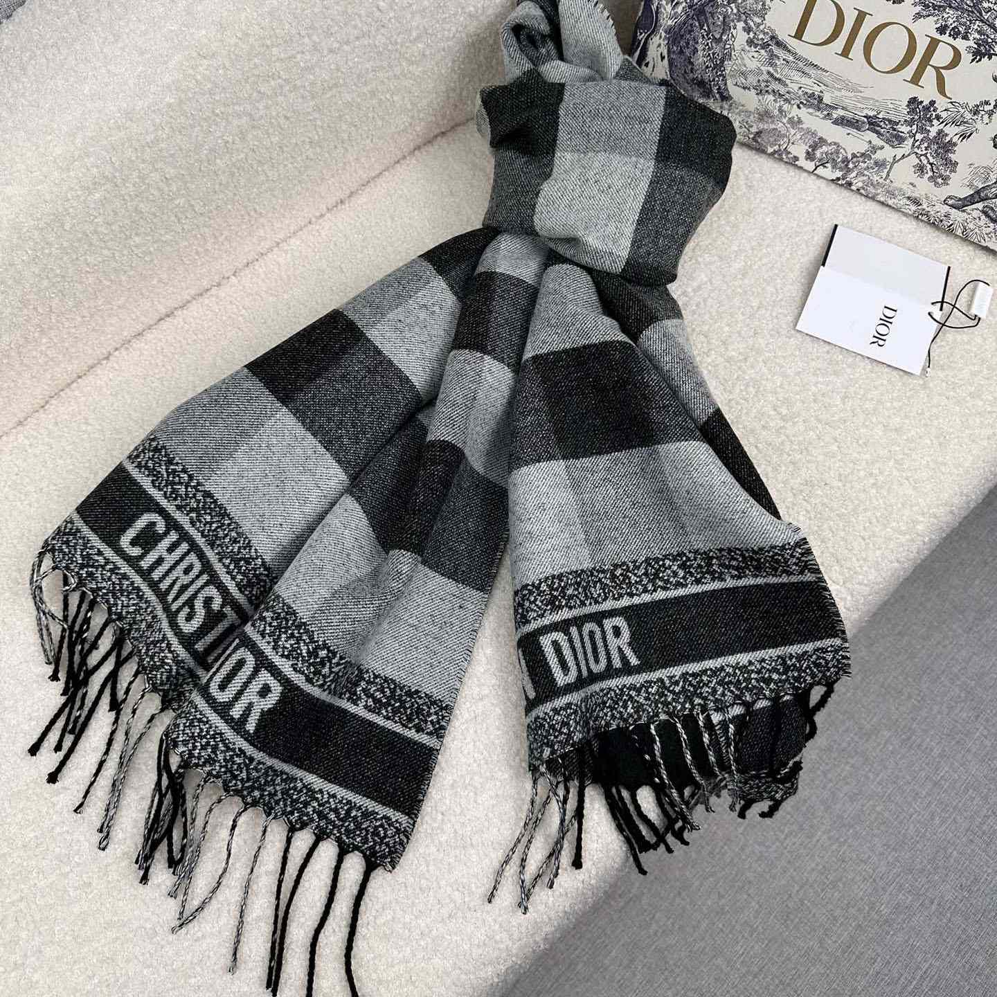 Dior Check'N'Dior Scarf - DesignerGu