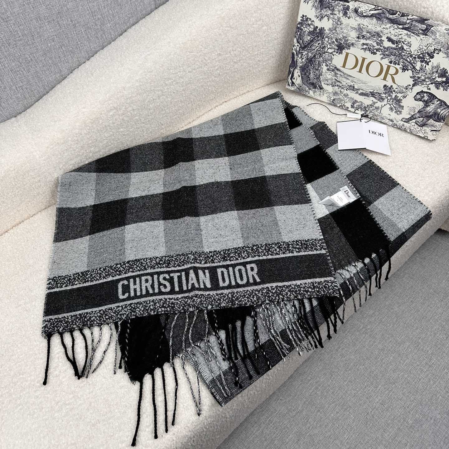 Dior Check'N'Dior Scarf - DesignerGu