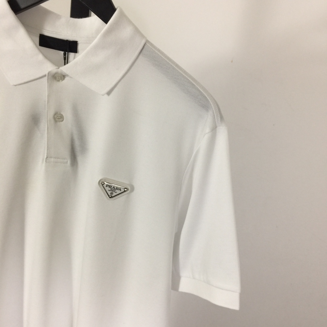 Prada Cotton Polo Shirt  - DesignerGu