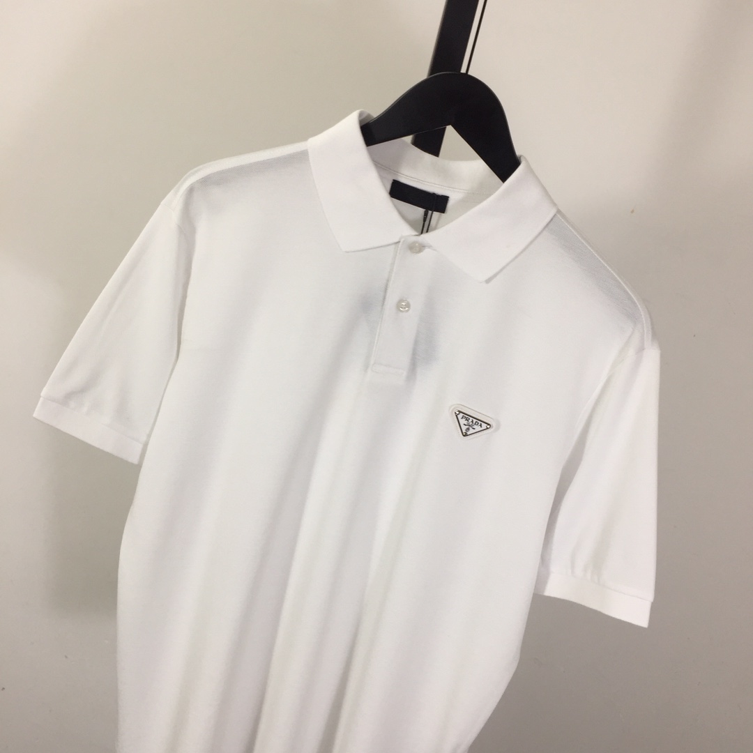 Prada Cotton Polo Shirt  - DesignerGu