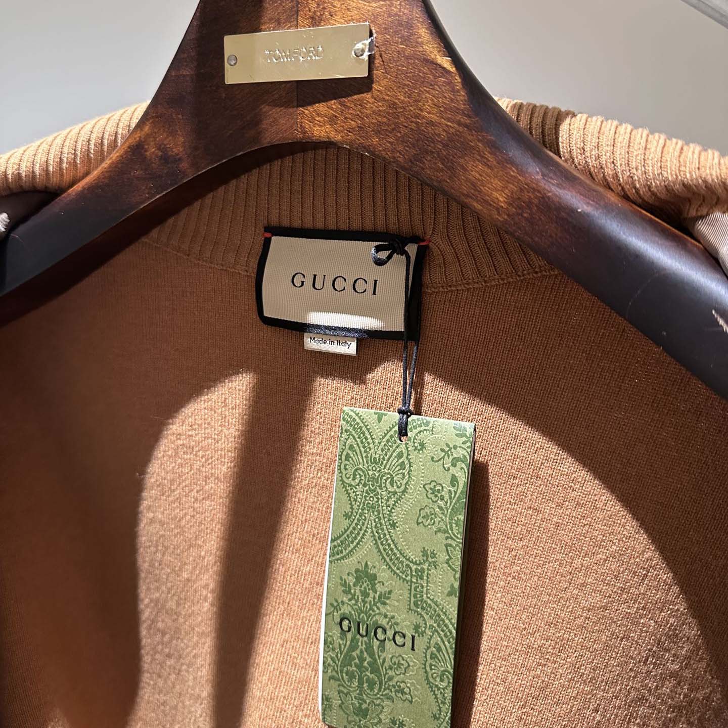 Gucci Suede Bomber Jacket With Web - DesignerGu