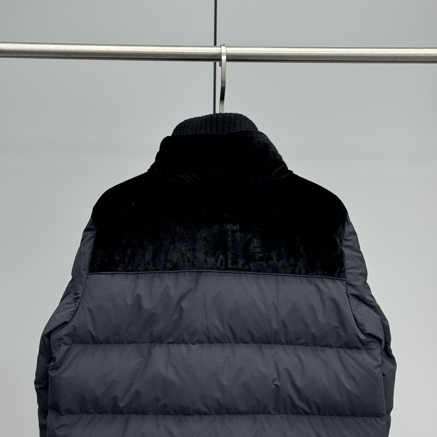 Moncler Auffrique  Velvet-trimmed Down Jacket - DesignerGu