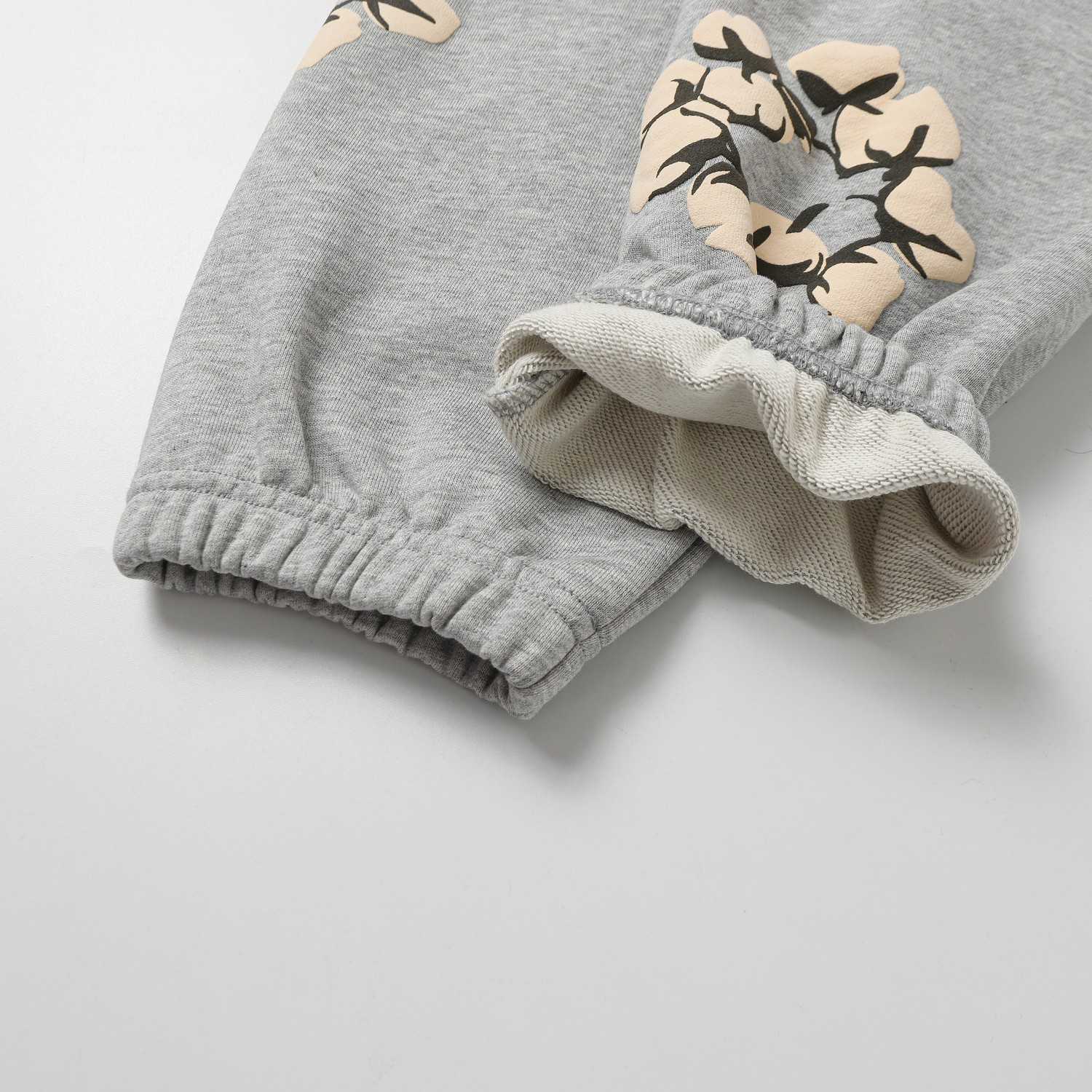 Denim Tears Cactus Tears Wreath Sweatpants Grey - DesignerGu