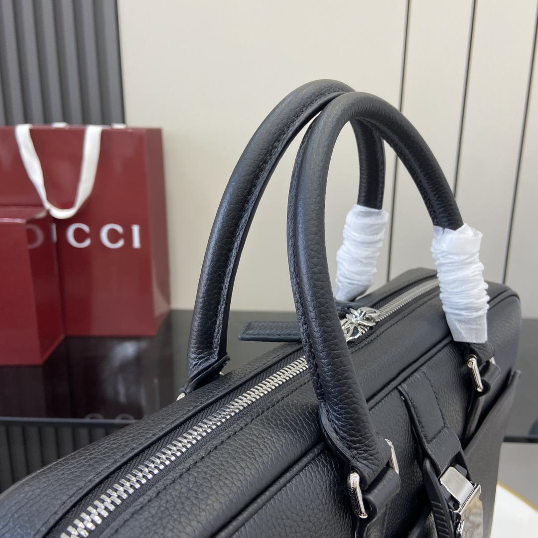 Gucci Medium Briefcase With Web - DesignerGu