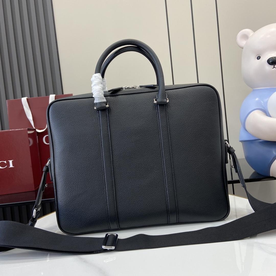 Gucci Medium Briefcase With Web - DesignerGu