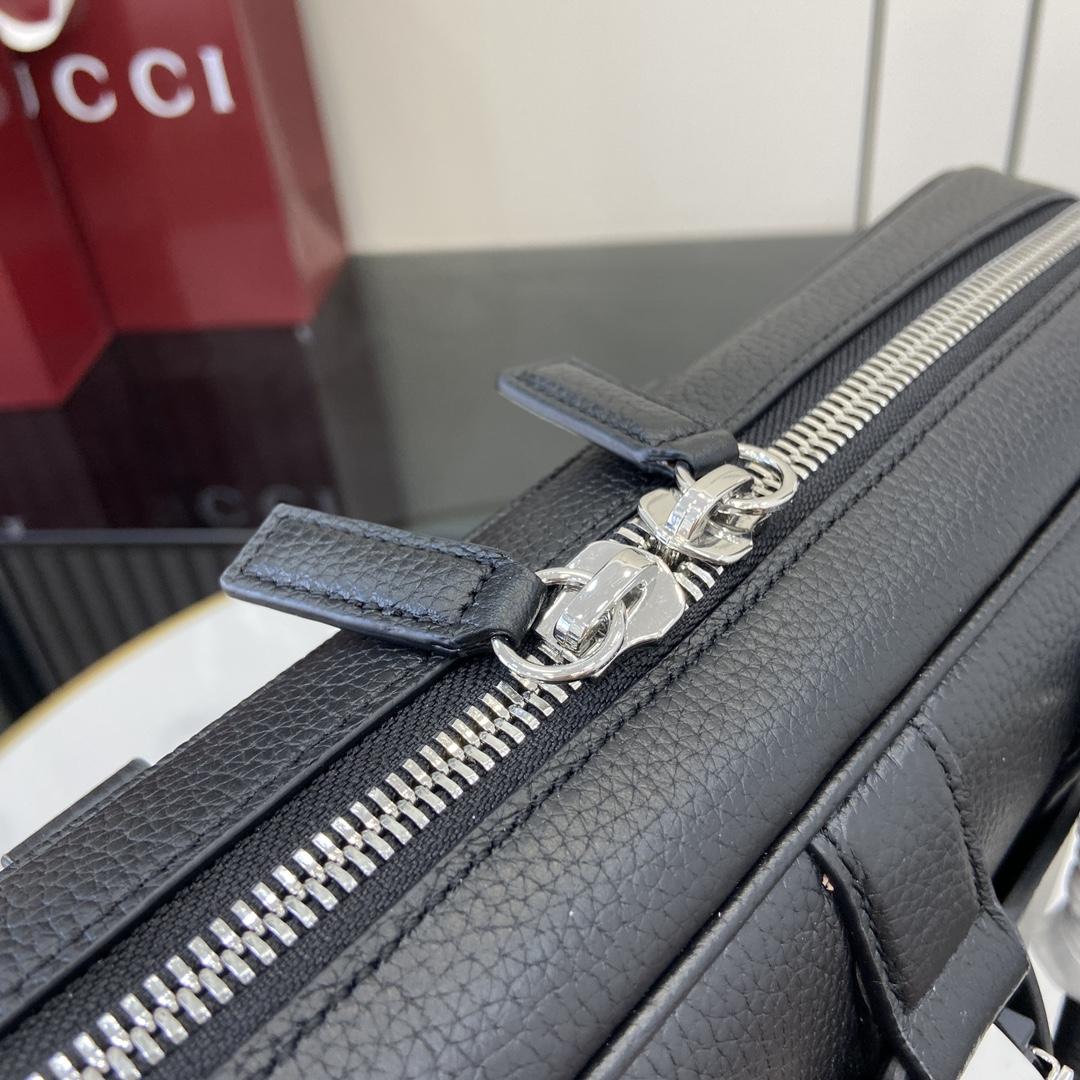 Gucci Medium Briefcase With Web - DesignerGu