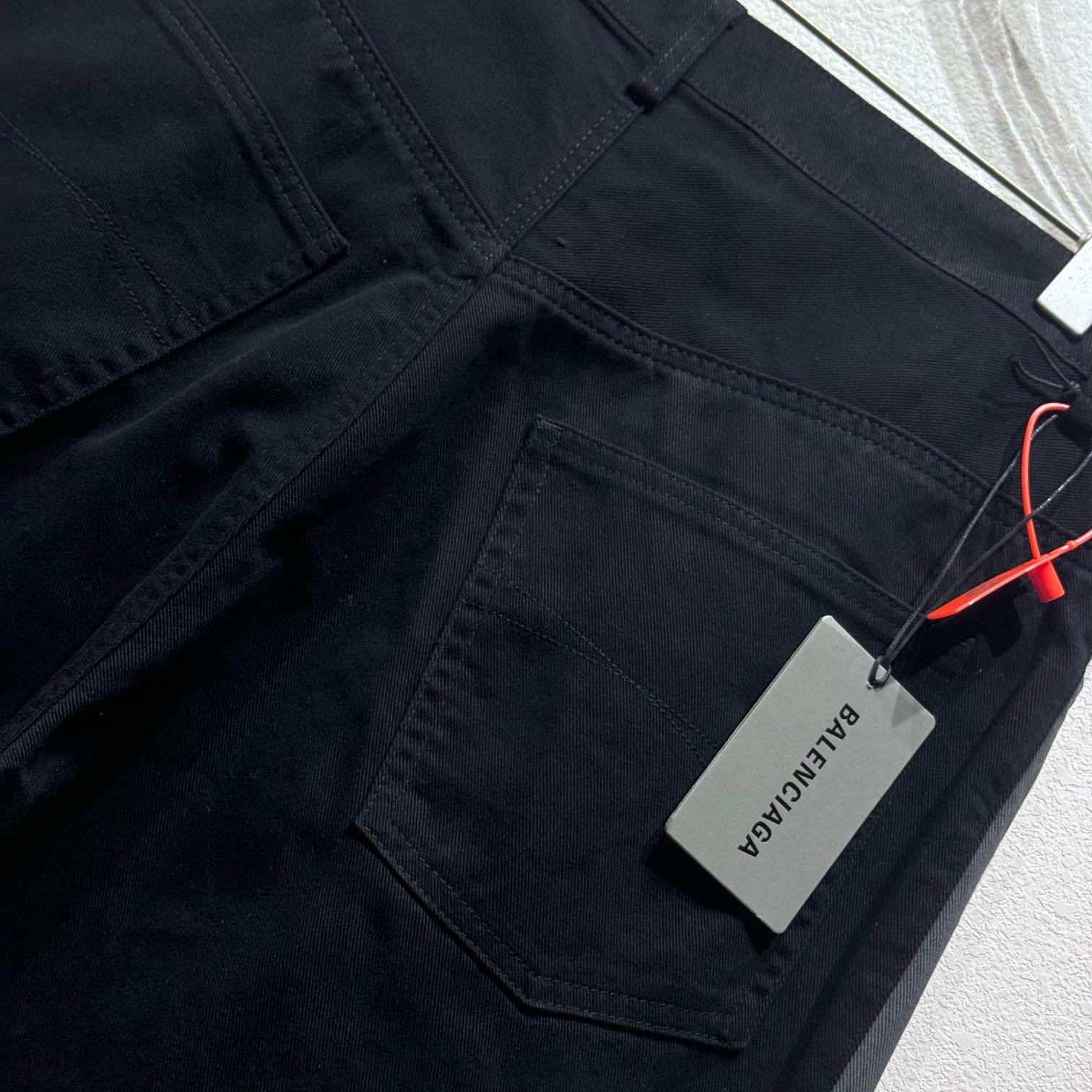 Balenciaga Under Armour® Tracksuit Denim Pants In Black  - DesignerGu