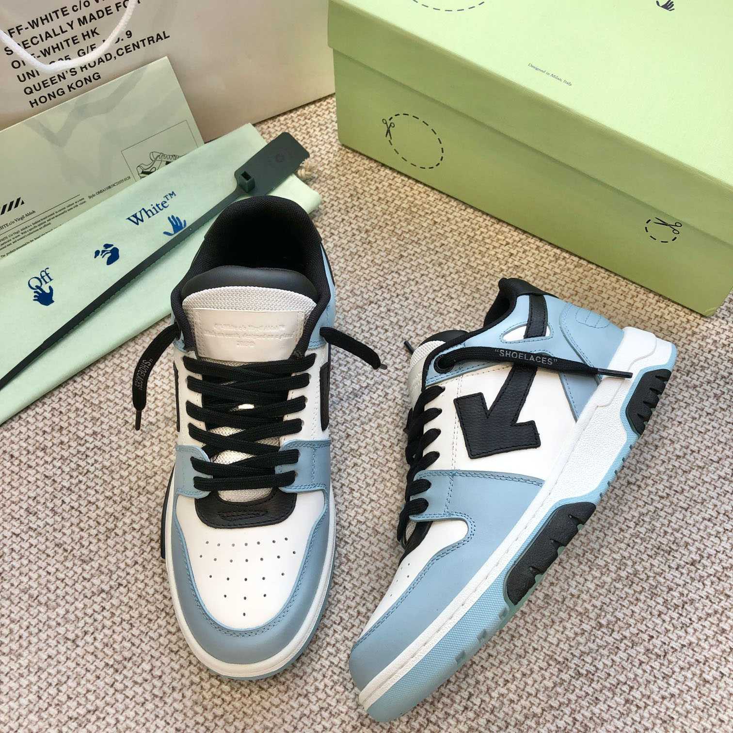 Off White Out Of Office Sneakers  - DesignerGu