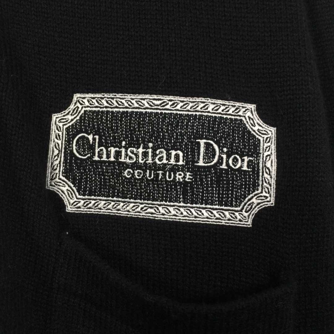 Dior Embroidered Logo Cashmere Cardigan - DesignerGu