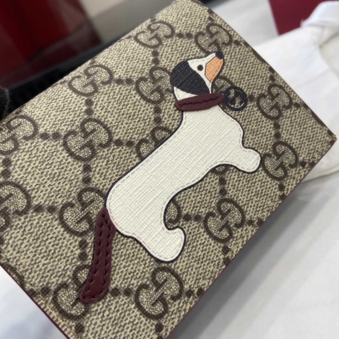 Gucci GG Mini Wallet With Dog Detail - DesignerGu