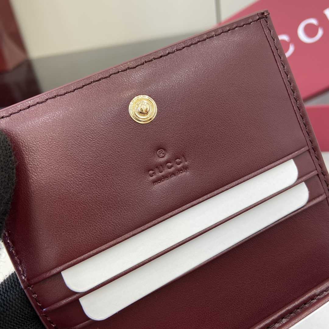 Gucci GG Mini Wallet With Dog Detail - DesignerGu