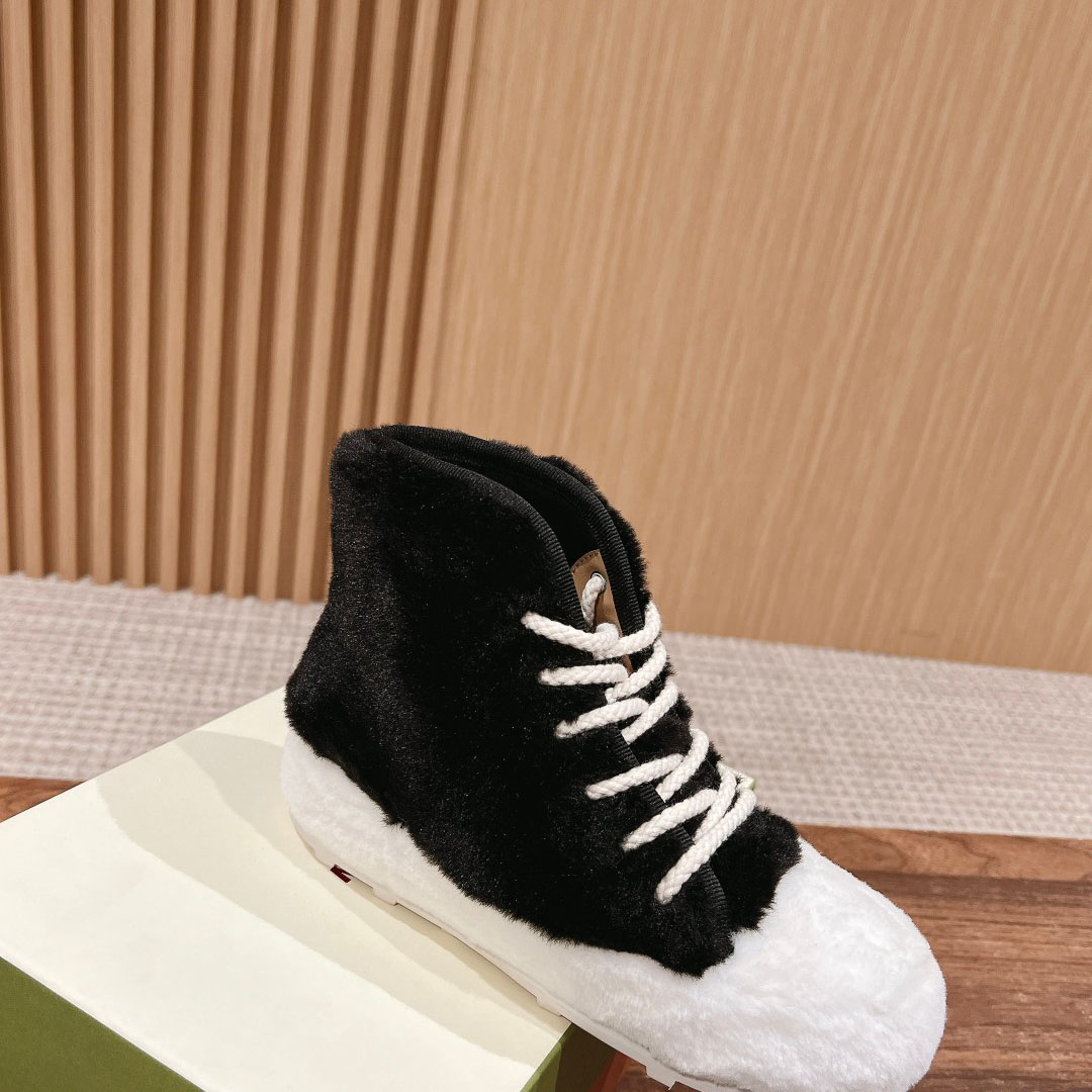 Marni Teddy Tennis High Sneaker - DesignerGu