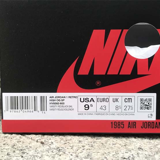 Union LA x Air Jordan 1 High OG “Chicago” Sneaker    HV8563-600  - DesignerGu