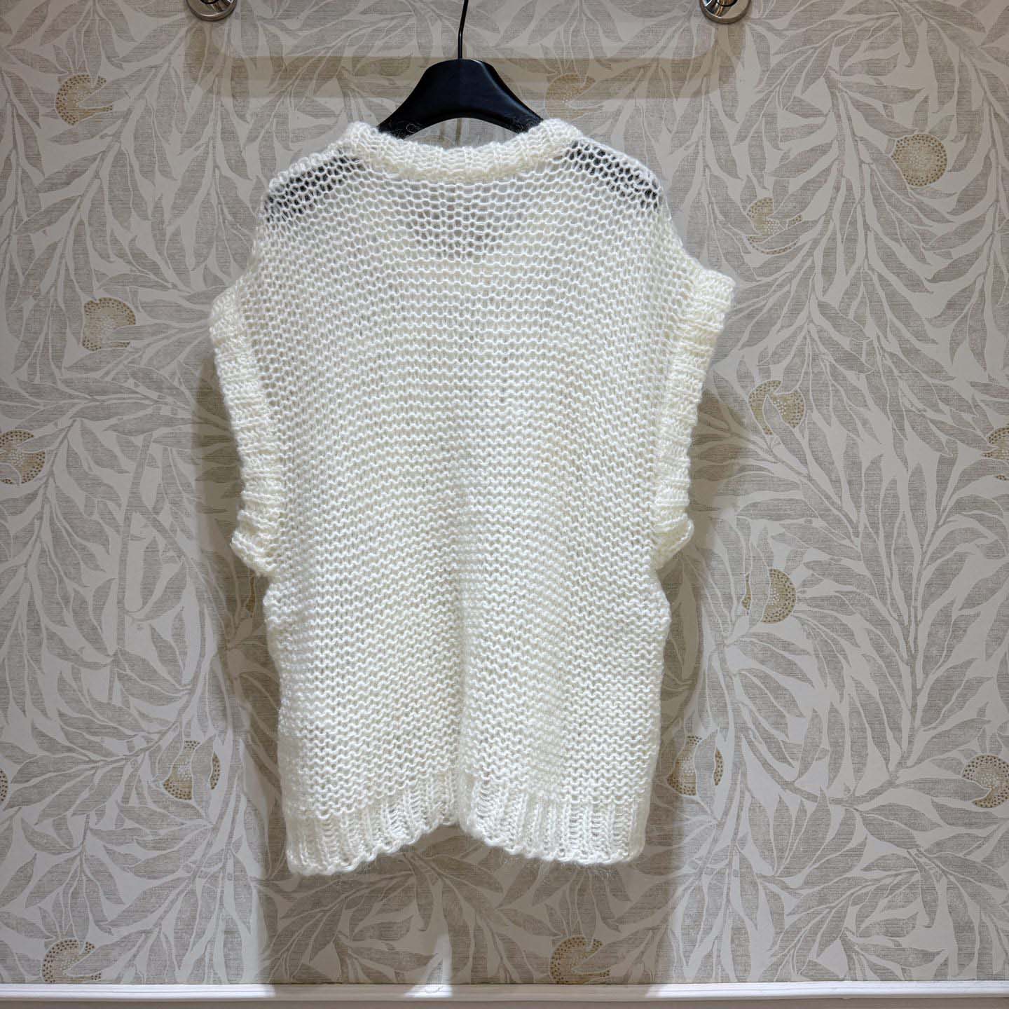 Loewe Open-Knit Mohair-Blend Vest - DesignerGu