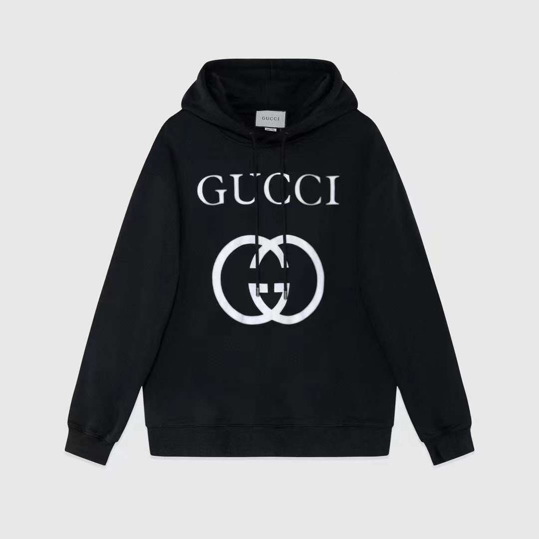 Gucci Interlocking G Hooded Sweatshirt - DesignerGu