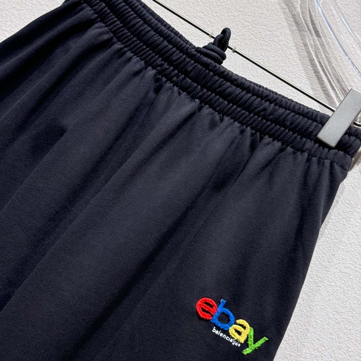 Balenciaga eBay Baggy Sweatpants In Washed Black  - DesignerGu