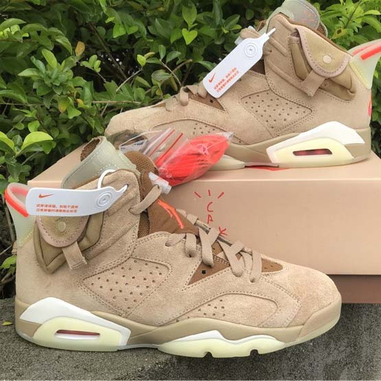 Travis Scott x Air Jordan 6    DH0690-200 - DesignerGu