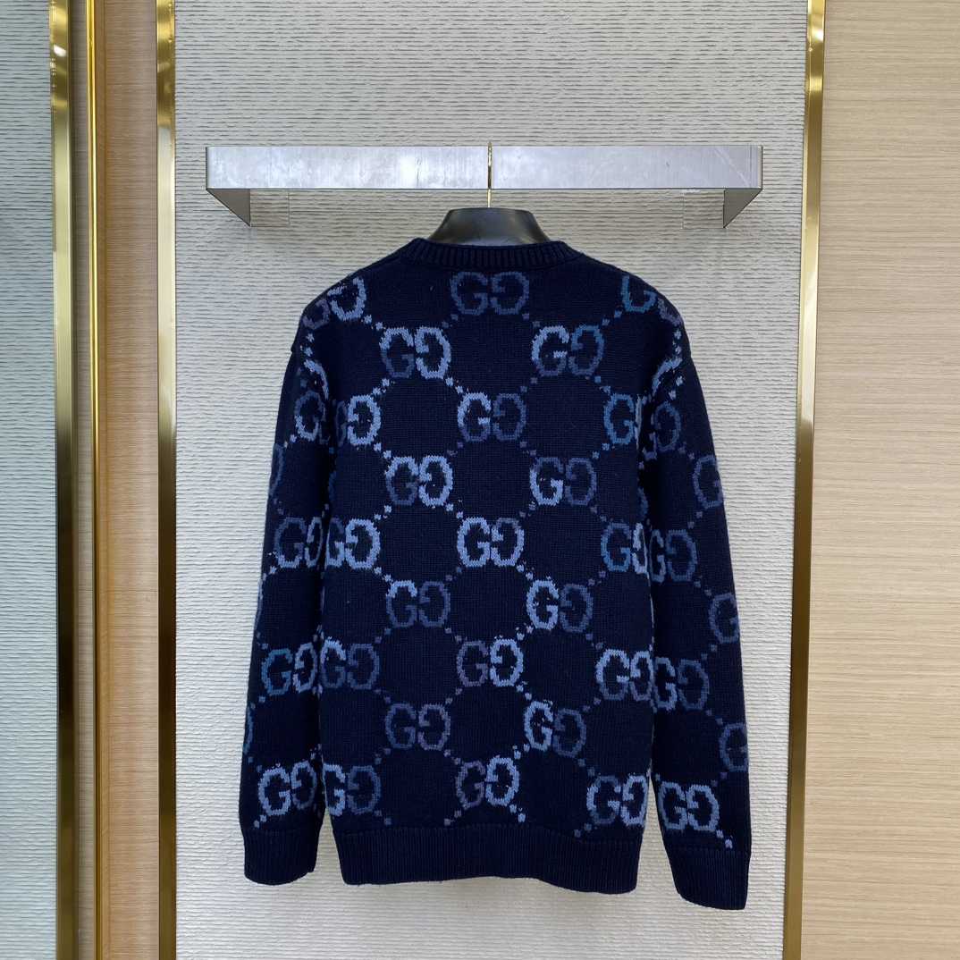 Gucci GG Wool Jacquard Sweater - DesignerGu