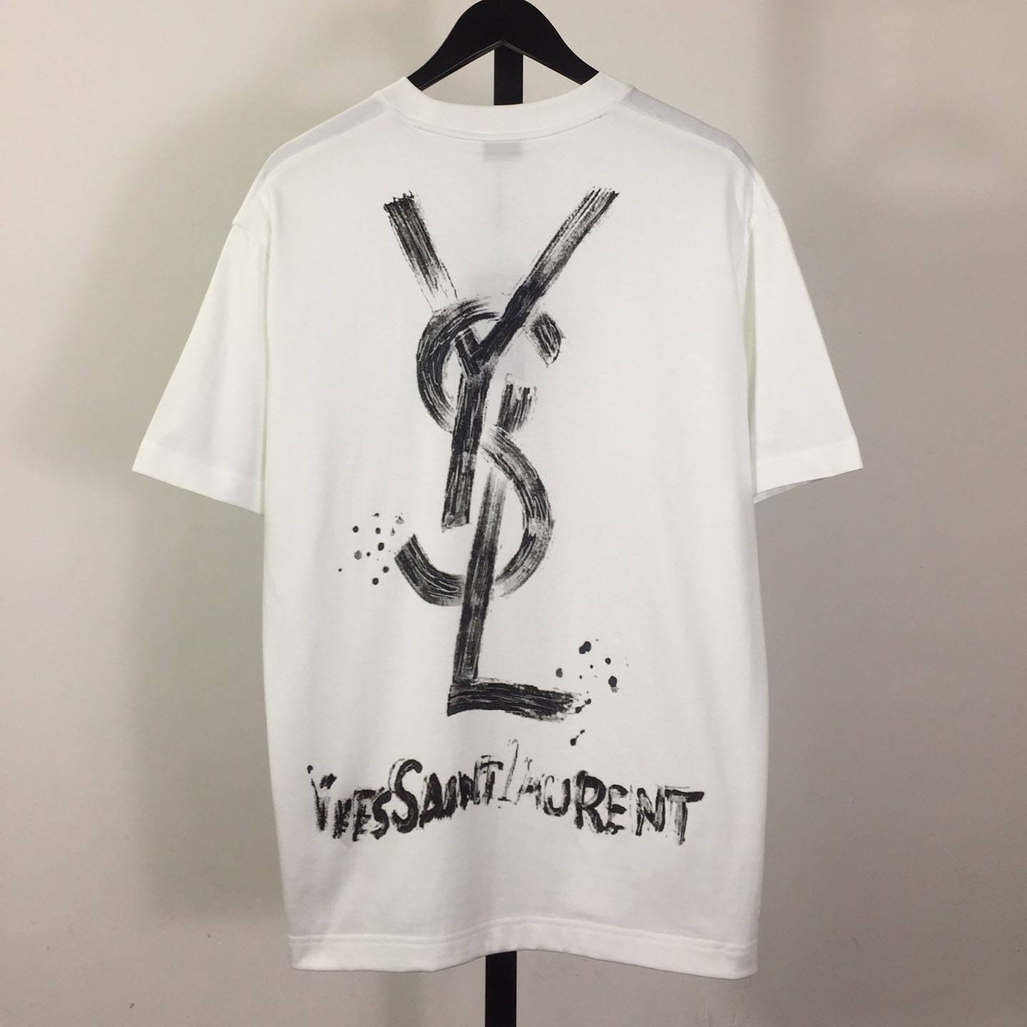 Saint Laurent Cotton-jersey T-shirt  - DesignerGu