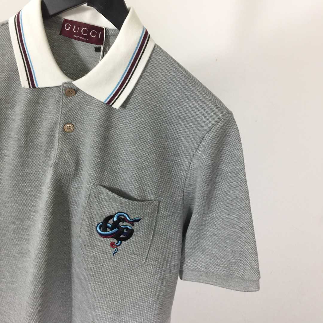 Gucci Cotton Polo Shirt  - DesignerGu