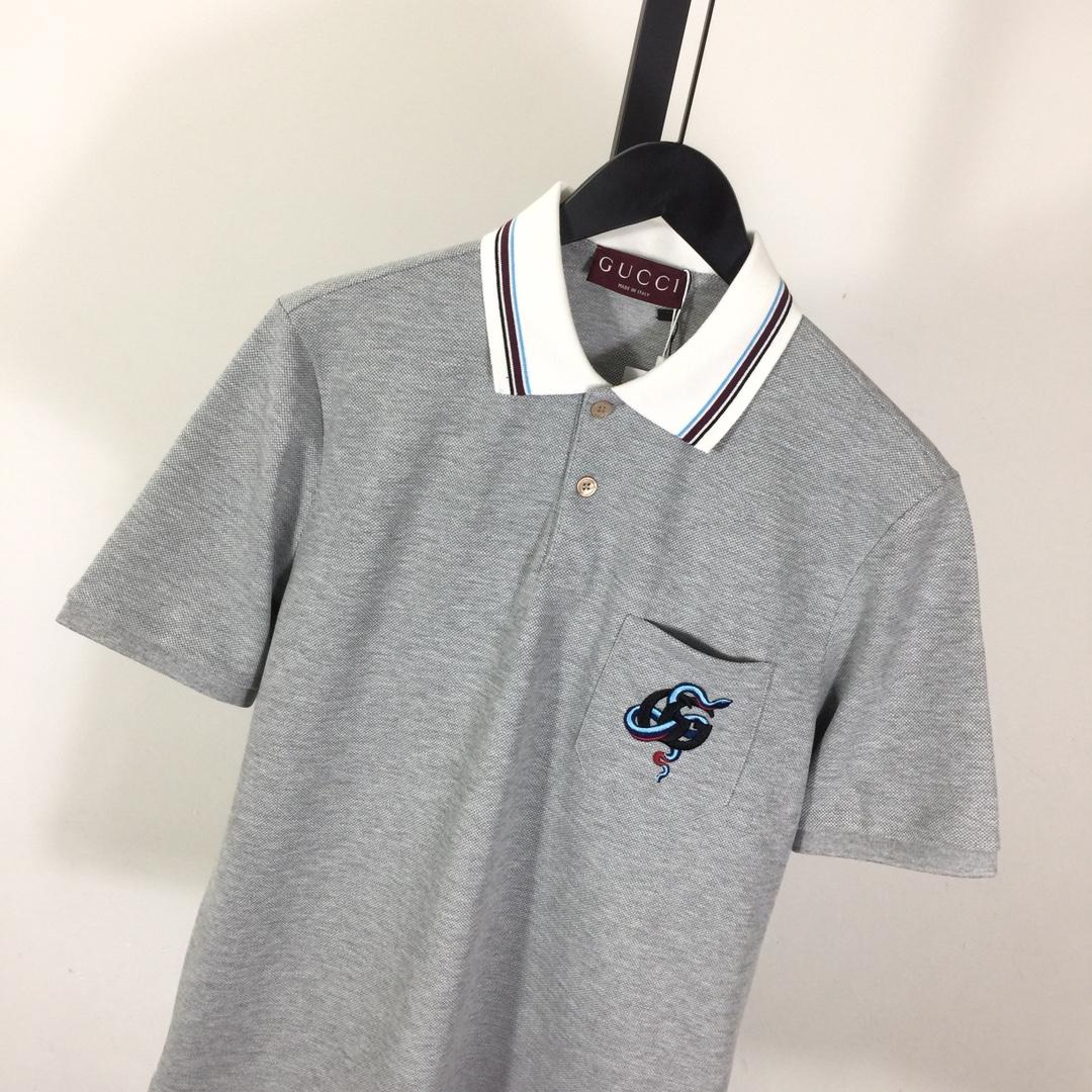 Gucci Cotton Polo Shirt  - DesignerGu