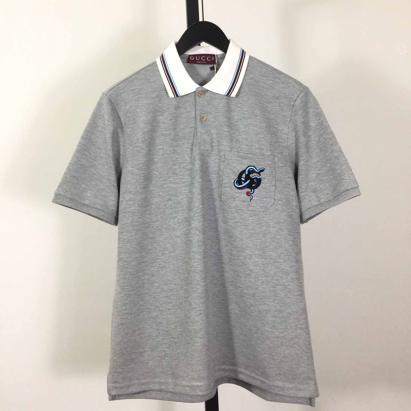 Gucci Cotton Polo Shirt  - DesignerGu