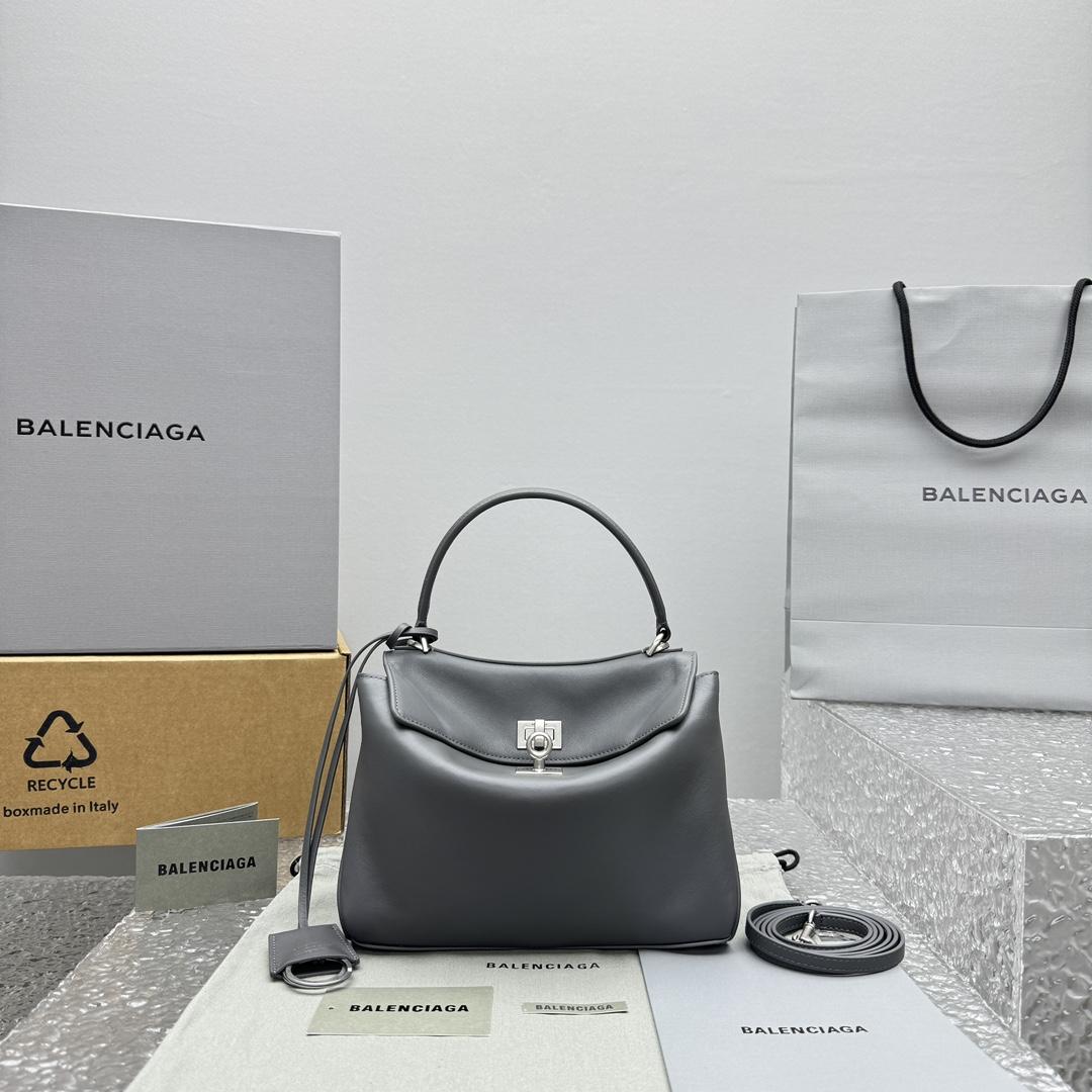 Balenciaga Rodeo Mini Handbag In Grey  - DesignerGu