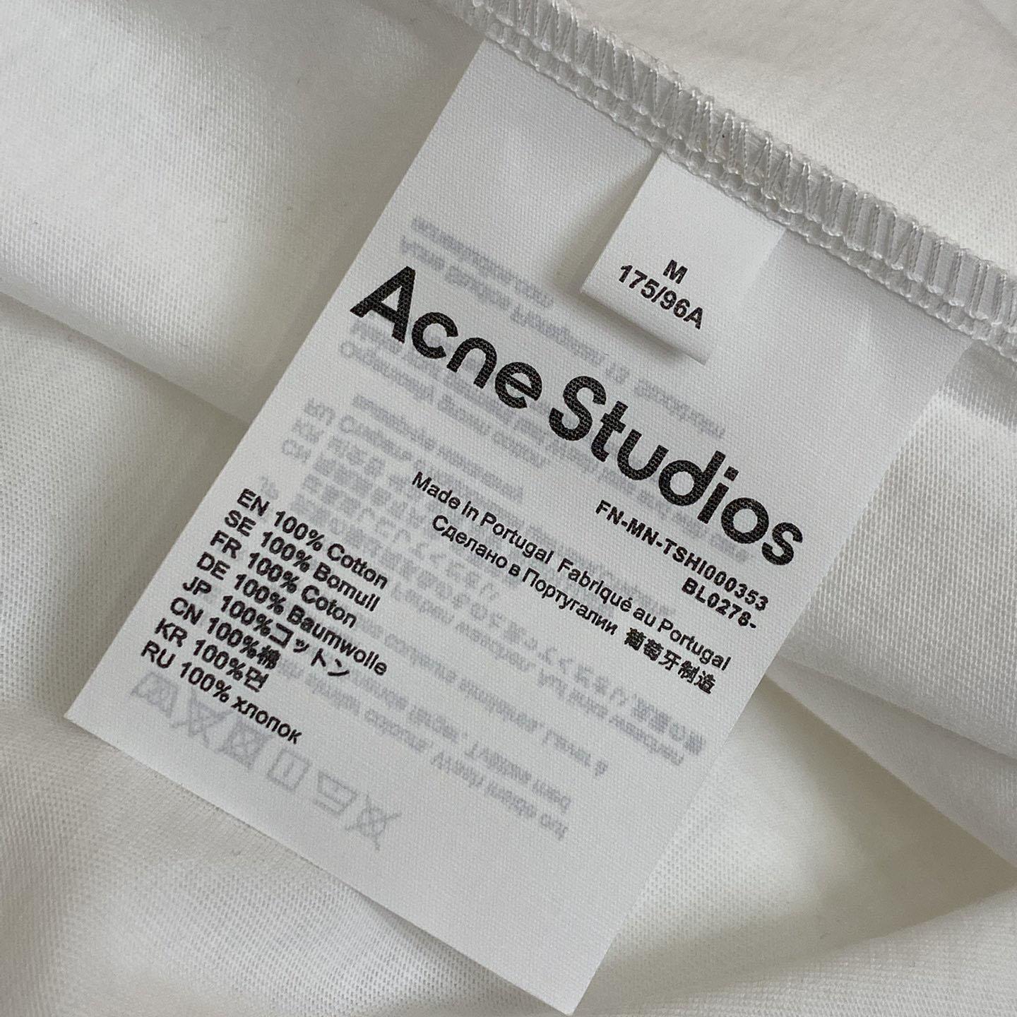 Acne Studios Long Sleeve Logo T-shirt  - DesignerGu