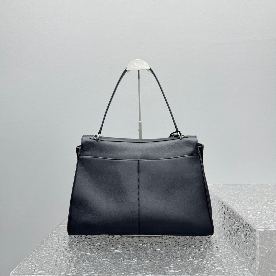 Balenciaga Rodeo Large Handbag In Black - DesignerGu