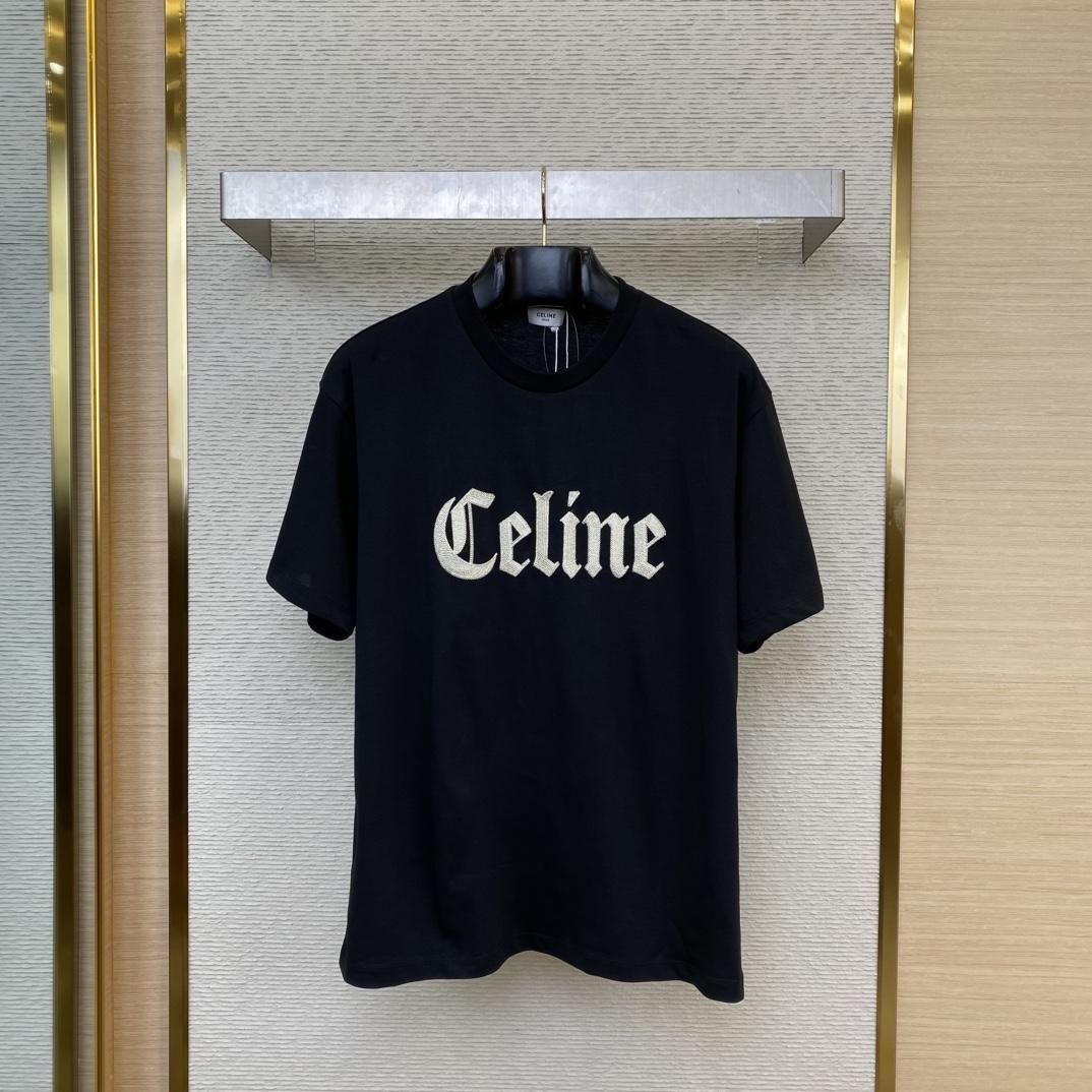 Celine T-Shirt In Cotton Jersey - DesignerGu