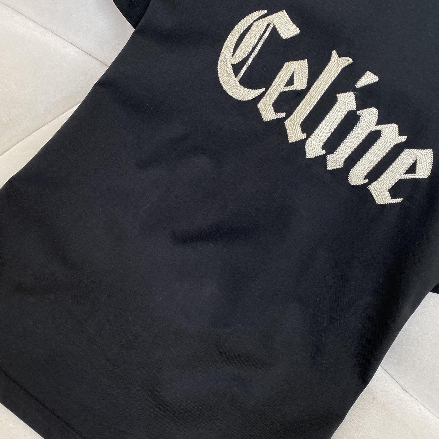 Celine T-Shirt In Cotton Jersey - DesignerGu