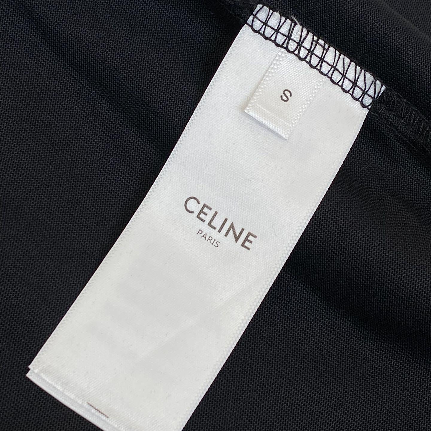 Celine T-Shirt In Cotton Jersey - DesignerGu