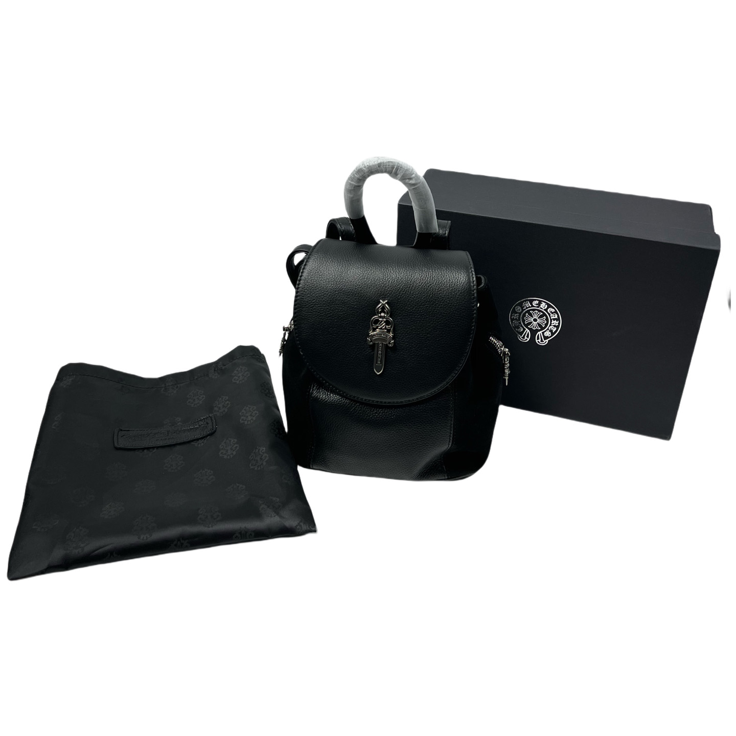 Chrome Hearts Leather-Trimmed Iggy Backpack - DesignerGu